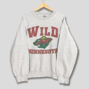 Vintage Minnesota Wild Hockey Sweatshirt, Retro NHL Minnesota Wild Hockey Shirt